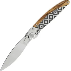 BEL K2.08 - COUTEAU K2 OLIVIER DECOR MOSAIQUE