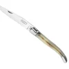 BEL61912 LAGUIOLE G.DAVID FACON CORNE BLONDE MITRES INOX MAT 12CM