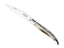 BEL 4182 LAGUIOLE G.DAVID FORGE CERF MITRES INOX 12CM