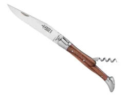 BEL 4272 LAGUIOLE G.DAVID 2P BOIS DE ROSE MITRES INOX MAT 12CM
