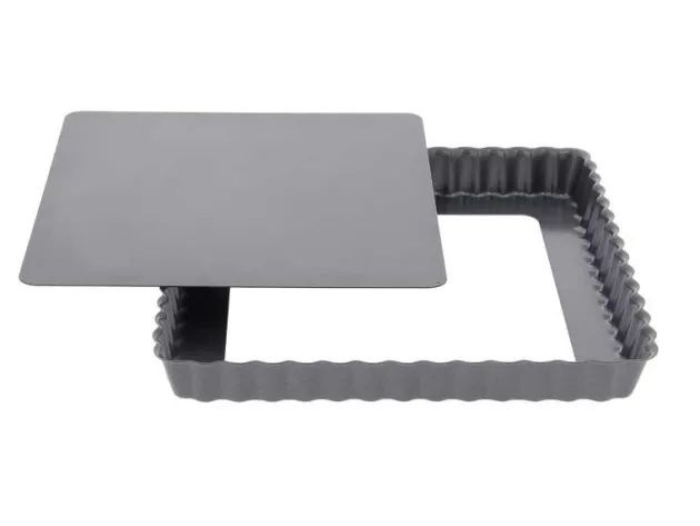 BEL 4709.23 MOULE A TARTE DE BUYER CARRE AMOVIBLE