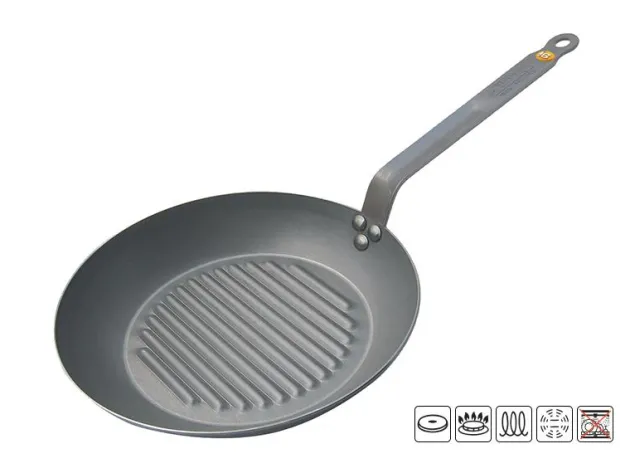 BEL 5613.26 POELE GRILL DE BUYER MINERAL Ø 26CM