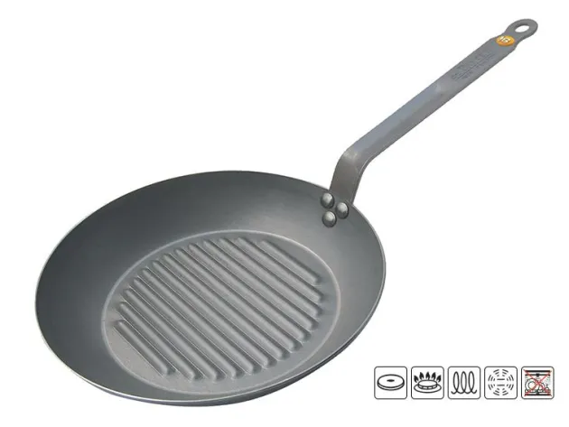 BEL5613.32 POELE GRILL DE BUYER MINERAL Ø 32CM