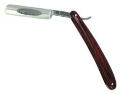 BEL114.583 RASOIR DOVO 5/8 STAMINA ROUGE LAME CARBONE