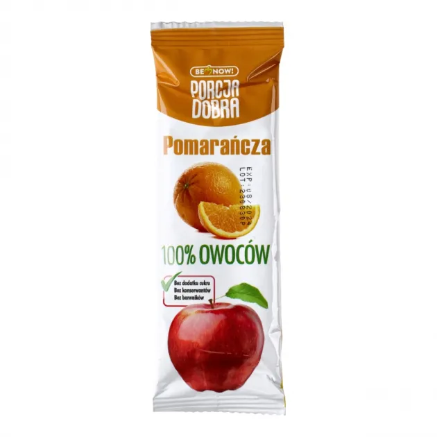 827-014 - Be Now! Snack Pomme et Orange Pâte de fruits 16g