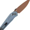 BG67F - Bestech Knives Mothus 14C28N Blue Gray G10