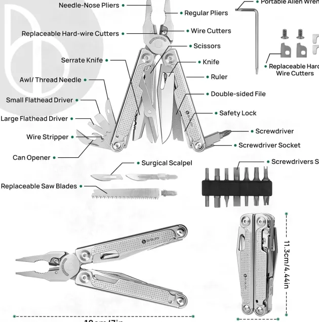 BI2049 - BIBURY Multitool Pliers Pro BI2049