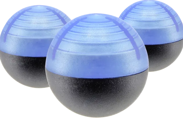 2.3027 - BILLES CRAIE BLEUE NOYAU ACIER P2P CAL 68 X50