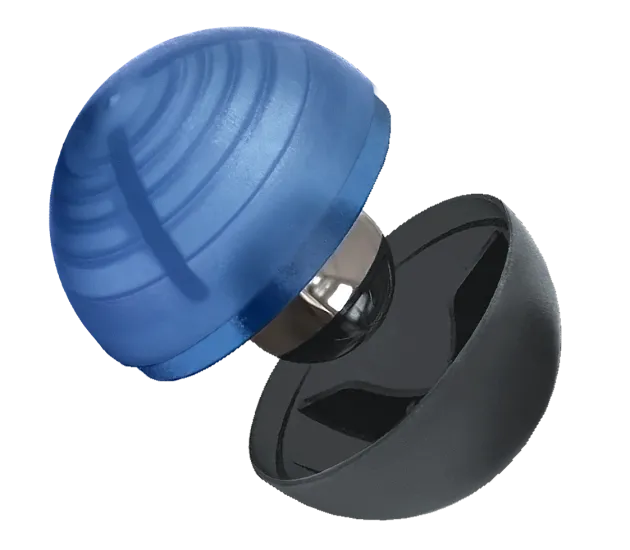 2.3027 - BILLES CRAIE BLEUE NOYAU ACIER P2P CAL 68 X50