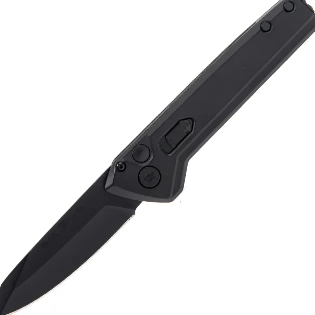 0838BKS1-B - Buck Deploy Wharncliffe Auto Blackout