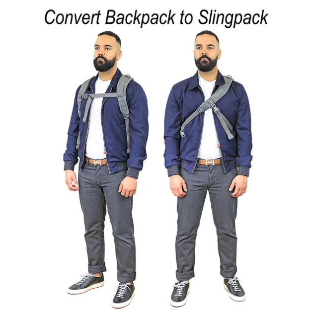 776118BK - VANQUEST JAVELIN-18 Sling Backpack Monobretelle NOIR