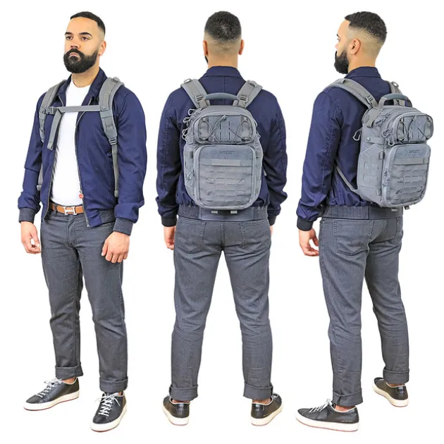 776118BK - VANQUEST JAVELIN-18 Sling Backpack Monobretelle NOIR