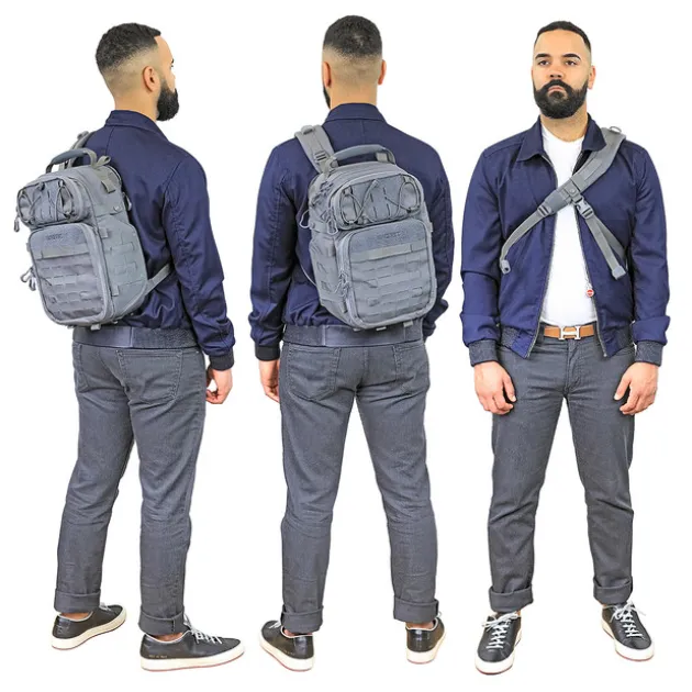 776118BK - VANQUEST JAVELIN-18 Sling Backpack Monobretelle NOIR