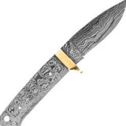 BL129D - Lame à monter Drop Point Damas