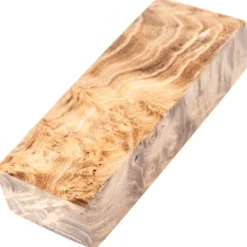 Bloc de bois de sureau stabilisé café
