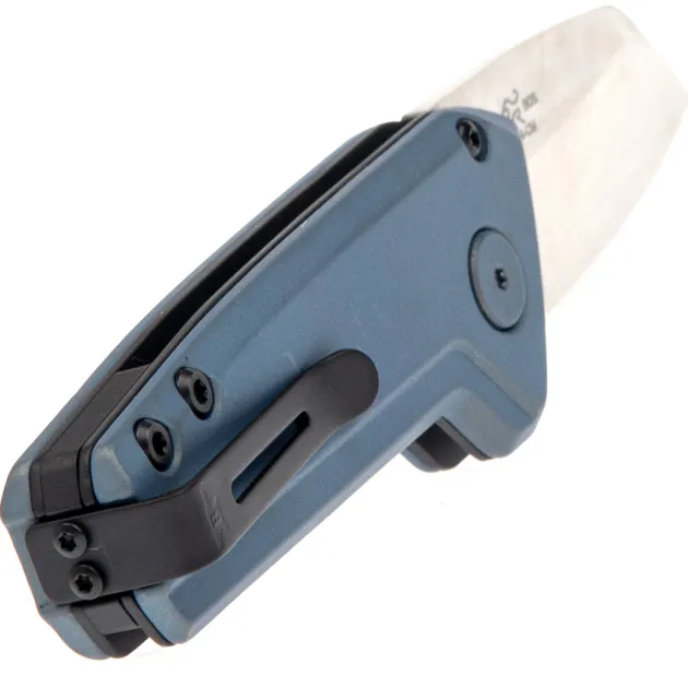 0839BLS-B - Buck Mini Deploy Wharncliffe Auto Blue