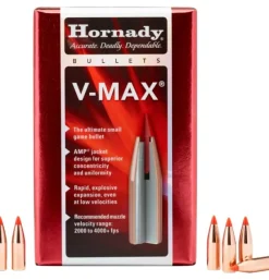 773915 - BOITE DE 100 OGIVES HORNADY 6MM .243 58GR V-MAX