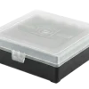 800452 - BOITE DE RANGEMENT NOIRE COUVERCLE TRANSPARENT 100 MUNITIONS CAL 22LR