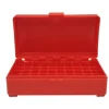 800425 - BOITE DE RANGEMENT ROUGE 50 MUNITIONS CAL 9MM
