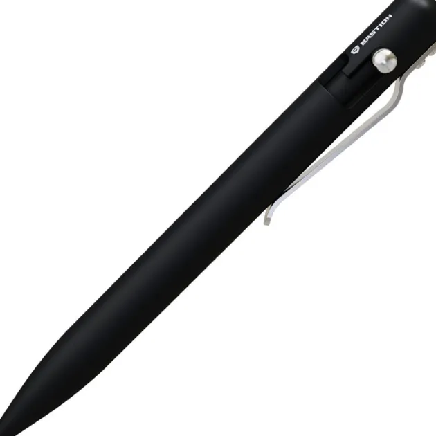 BSTN249B - BASTION Bolt Action Tactical Pen Aluminium Black