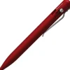 BSTN249R - BASTION Stylo Tactical à Verrou Aluminium ROUGE