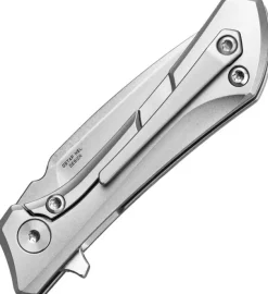 BT2605A - Bestech DUCI framelock Stonewash Titanium 20CV