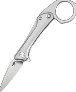 BT2605A - Bestech DUCI framelock Stonewash Titanium 20CV