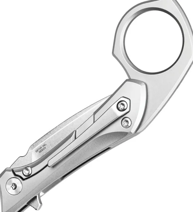 BT2605A - Bestech DUCI framelock Stonewash Titanium 20CV