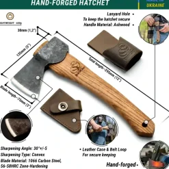 BVRAX1 - BEAVERCRAFT Bushcraft Carving Hatchet