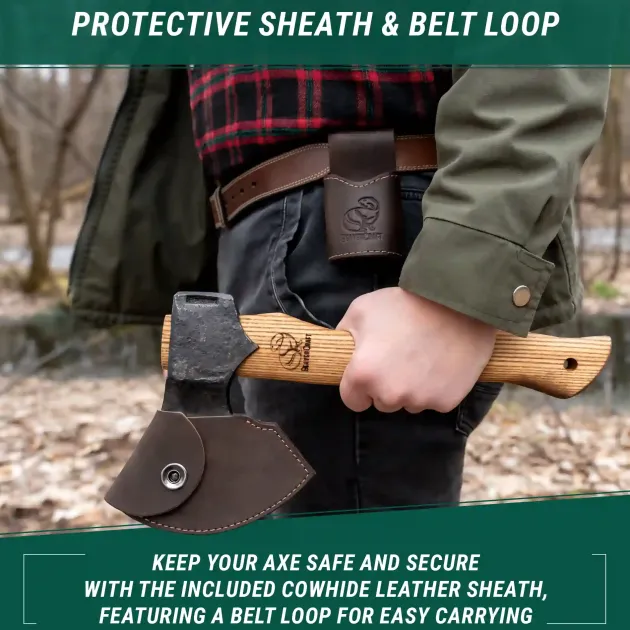 BVRAX3 - BEAVERCRAFT Bushcraft Splitting Hatchet