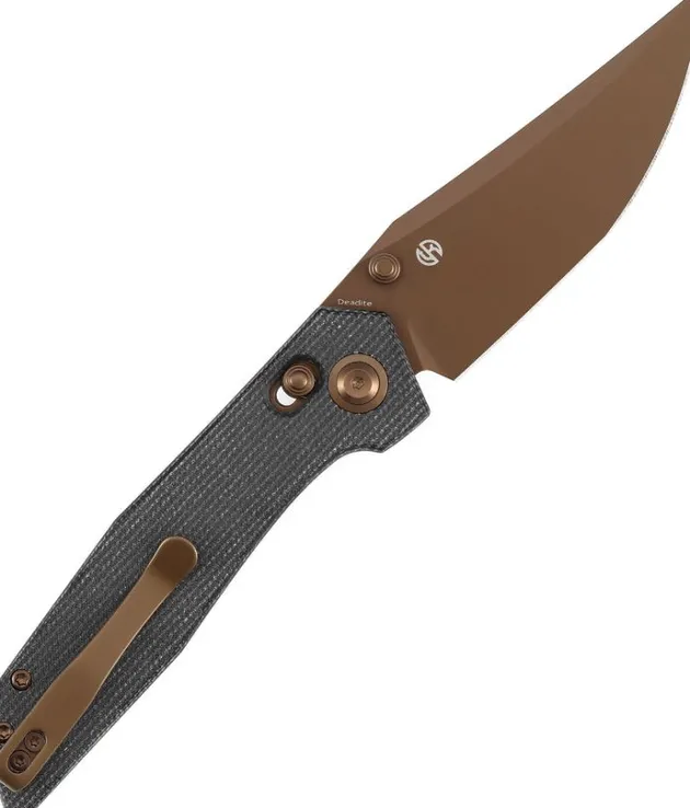 B1081V3 - Tenable Deadite Black Micarta 14C28N