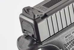 933B - Wilson Combat Battlesight for Glock, U-Notch, Black Serrated Blade