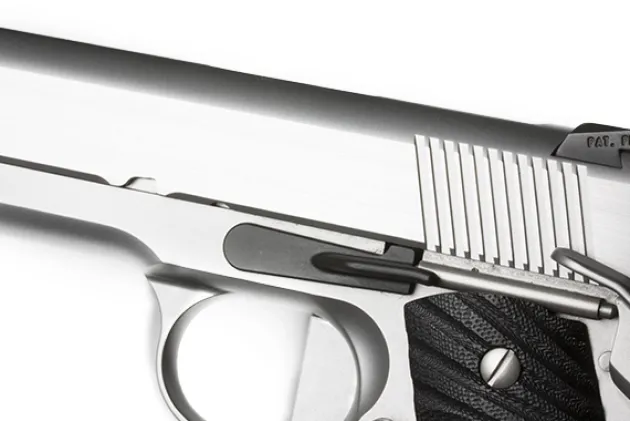 613B - Wilson Combat Semi-Extended Slide Release .45 ACP Blue