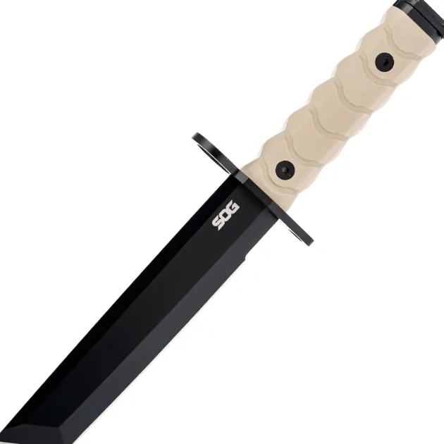 BY1003-BX - SOG BAR15T Tanto Bayonet FDE