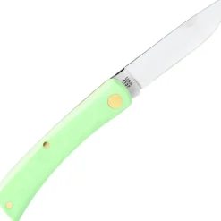 CA63834 - Case SS Mint Green Synthetic Smooth Sod Buster Jr