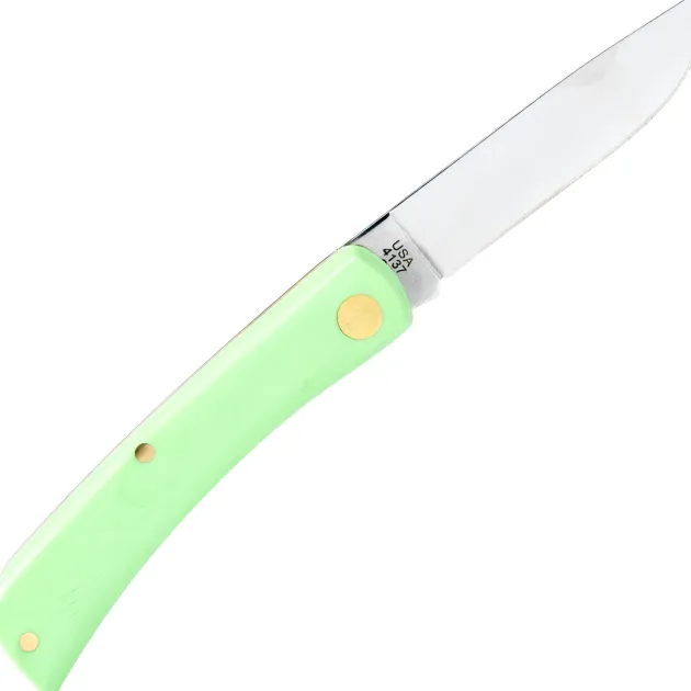 CA63834 - Case SS Mint Green Synthetic Smooth Sod Buster Jr