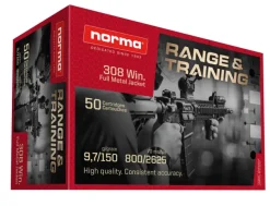 62201447 - CART NORMA .308WIN 9.7G 150GR RANGE & TRAINING x50