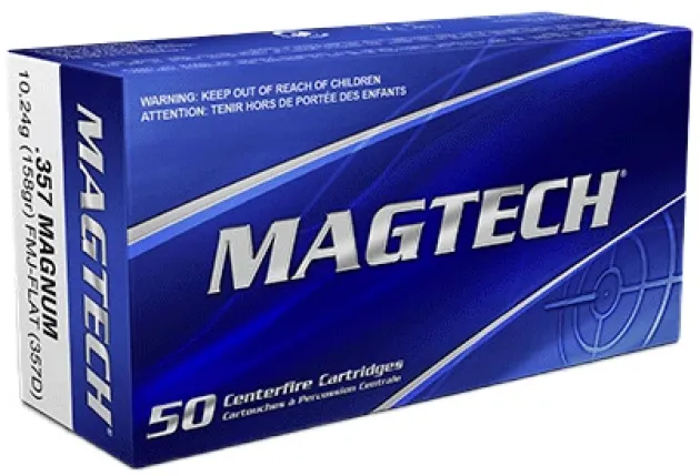 770711 - CARTOUCHES MAGTECH 357 MAG 158GR FMJ FLAT