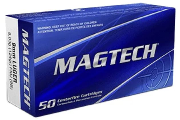 770647 - CARTOUCHES MAGTECH 9MM LUGER 124GR FMJ