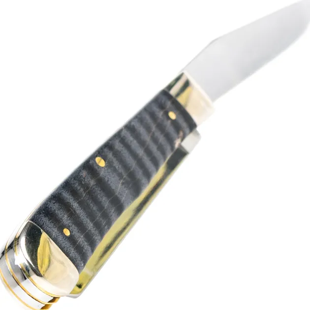 23350 - Case SS Black Curly Maple Wood Trapper