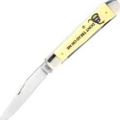 06089 - Case SS Yellow Synthetic Trapper Dont Tread On Me