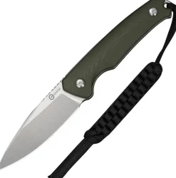 C20076B-1 - Civivi Altus Fixed OD Green G10 Stonewash 14C28N