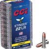CCI5050 - CCI C/22LR Stinger Hyper Velocity 32 Grains - Boite de 50
