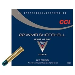 CCI22PEST - MUNITIONS CCI 22 MAG PEST CONTROL SHOTSHELL 52 Grains PAR 20