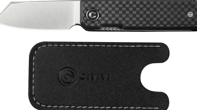 C25036-4 - Civivi Kukei CF/G10 Satin Nitro-V design Tashi Bharucha