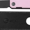C25036-1 - Civivi Kukei Pink G10 Black Nitro-V design Tashi Bharucha
