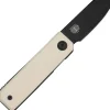 C25036-3 - Civivi Kukei White G10 Black Nitro-V design Tashi Bharucha