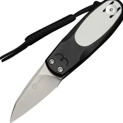 C25054-2 - CIVIVI Purr Black & White G10 Stonewash Nitro-V