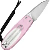 C25054-4 - CIVIVI Purr Pink & White G10 Satin Nitro-V