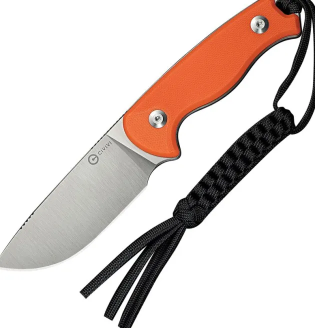 C23094-2 - Civivi Timberbark Orange G10